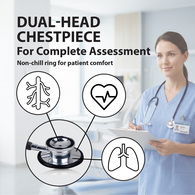 Veridian Prism Series Dual-Head Stethoscope - Various Colors