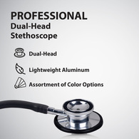 Veridian Prism Series Dual-Head Stethoscope - Various Colors