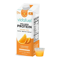 Vida Fuel Wellness Protein 03 322A Protein Drink with Collagen & Whey, Orange Burst (CS)