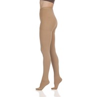 VIM & VIGR Solid Color Nylon Compression Tights - Black & Sand Colors