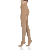 VIM & VIGR Solid Sand Nylon Compression Tights - 20-30 mmHg - Size 1