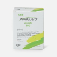 VivaGuard VGL01-383 Standard Lancets for Lancing Device - 30 Gauge - Box/100 or 1000 Count