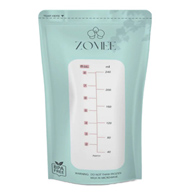 Zomee Zev Supplies ZMSB100-Breast Milk Storage Bag Zomee 8 oz Food Grade Plastic, Feeding Bottles & Liners (PK/100)